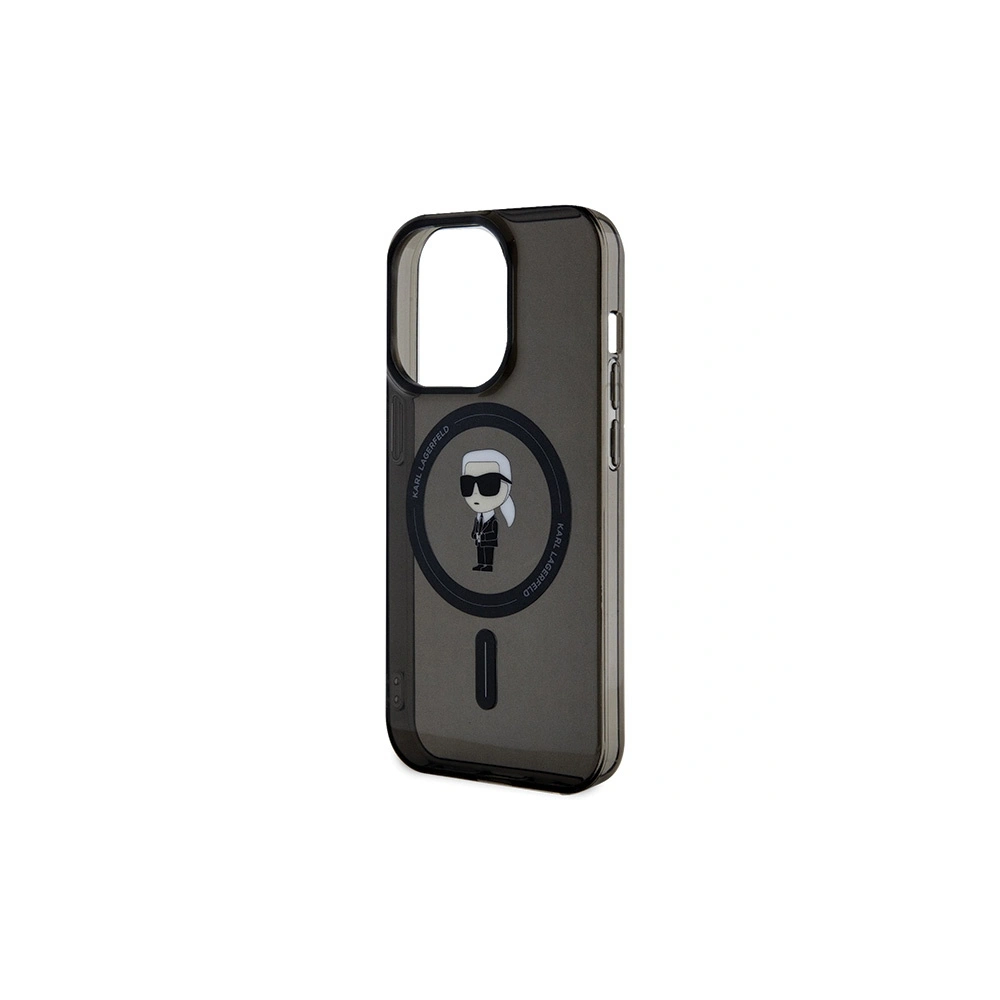 Hurtownia GSM - Etui Karl Lagerfeld KLHMP15XHFCKNOK Apple iPhone 15 Pro Max hardcase IML Ikonik MagSafe černý/black - KLD1709 - {ean13} - Hurt