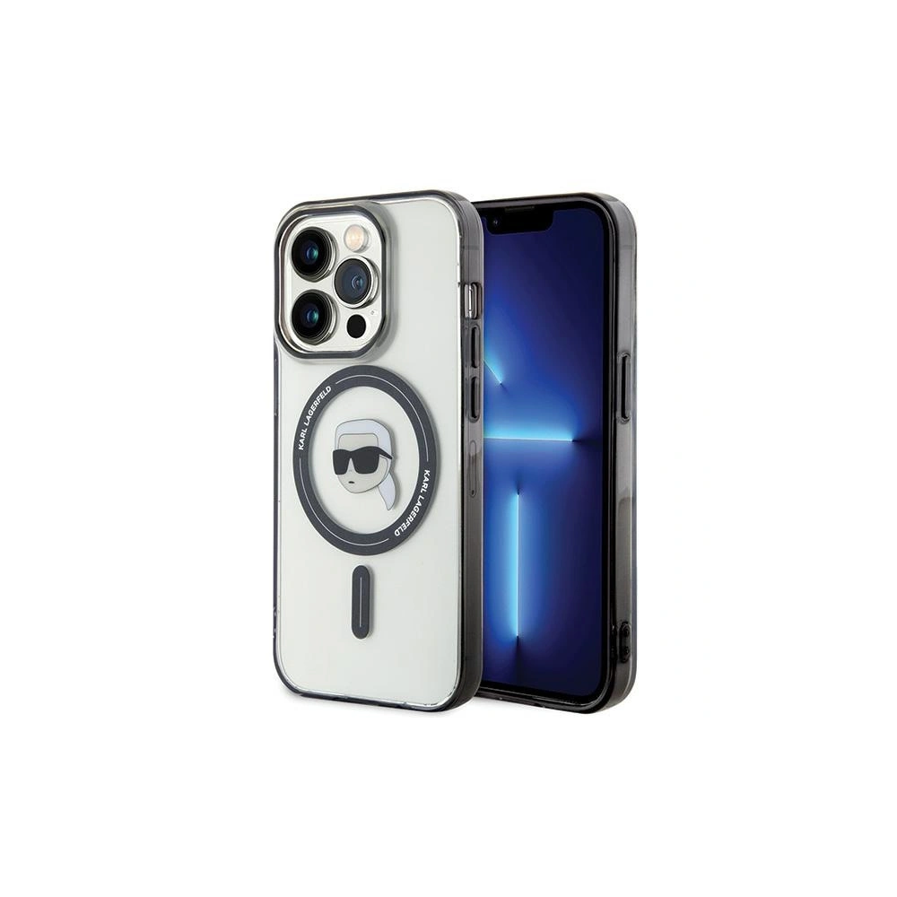 Hurtownia GSM - Etui Karl Lagerfeld KLHMP15XHKHNOTK Apple iPhone 15 Pro Max kemény tok IML Karl feje MagSafe átlátszó - KLD1710 - {ean13} - Hurt