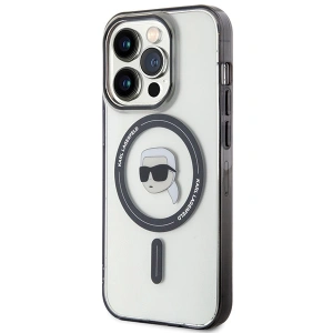 Wholesale Karl Lagerfeld KLHMP15XHKHNOTK Apple iPhone 15 Pro Max hardcase IML Karl`s Head MagSafe transparent - KLD1710 - {ean13} - Hurt