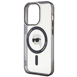 Wholesale Karl Lagerfeld KLHMP15XHKHNOTK Apple iPhone 15 Pro Max hardcase IML Karl`s Head MagSafe transparent - KLD1710 - {ean13} - Hurt