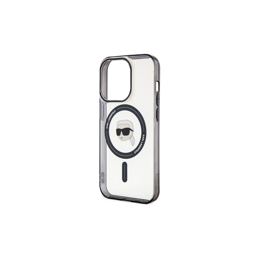Hurtownia GSM - Etui Karl Lagerfeld KLHMP15XHKHNOTK Apple iPhone 15 Pro Max kemény tok IML Karl feje MagSafe átlátszó - KLD1710 - {ean13} - Hurt