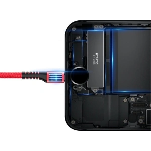 Baseus Spring Lightning Cable 1m 2A Red