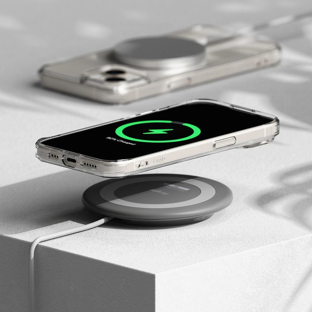 Hurtownia GSM - Etui Ringke Fusion Magnetic MagSafe Apple iPhone 15 Plus / 14 Plus Matný Čirý - RGK1856 - {ean13} - Hurt