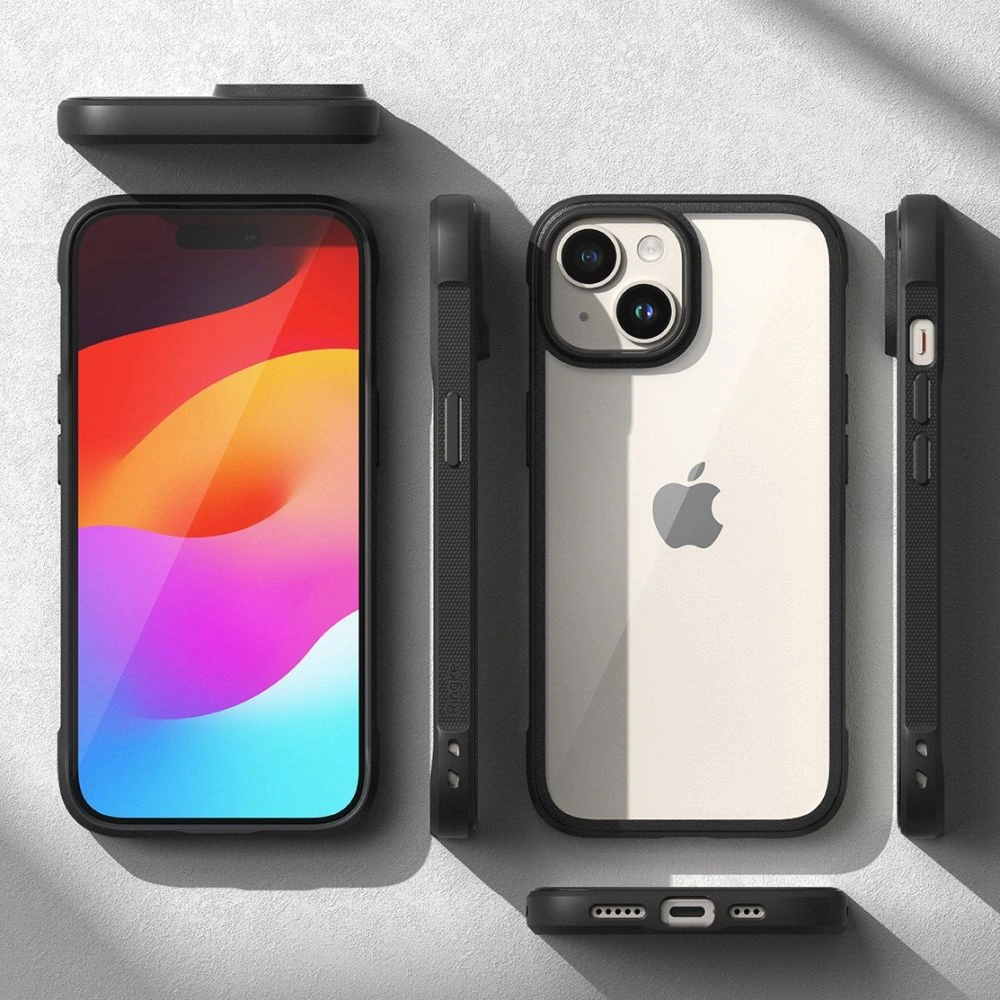 Hurtownia GSM - Etui Ringke Fusion Bold Apple iPhone 15 Negru - RGK1858 - {ean13} - Hurt