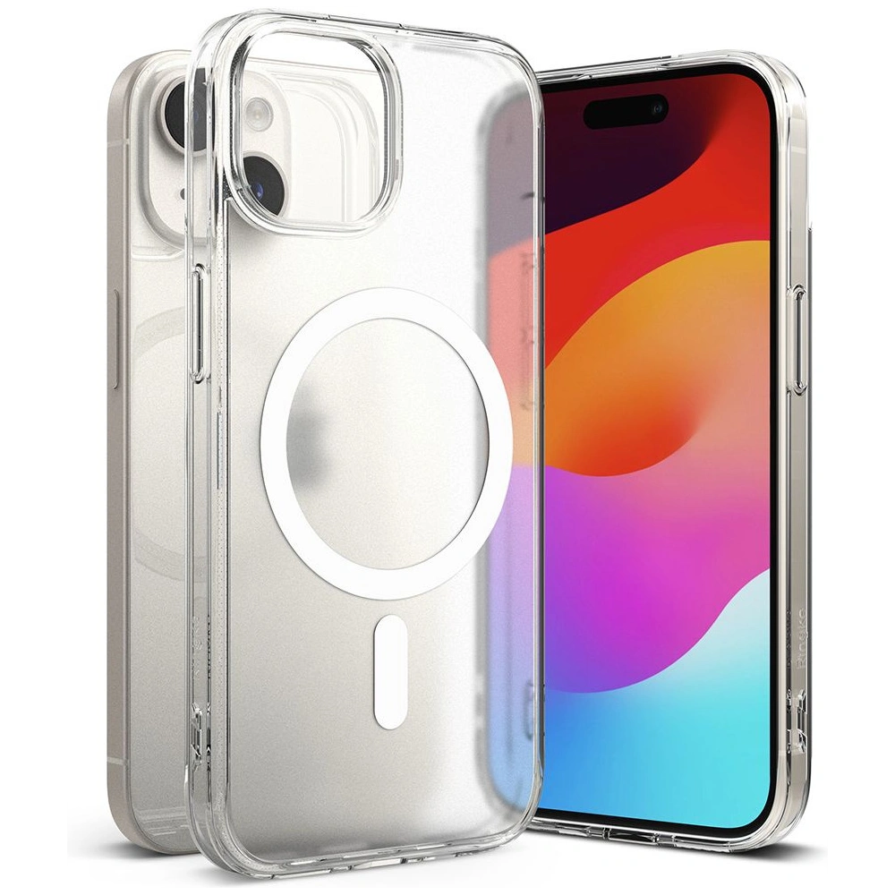 Hurtownia GSM - Etui Ringke Fusion Magnetic MagSafe Apple iPhone 15 Matný Průhledný - RGK1859 - {ean13} - Hurt