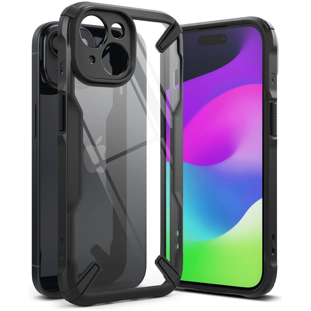 Hurtownia GSM - Etui Ringke Fusion-X Apple iPhone 15 Fekete - RGK1860 - {ean13} - Hurt