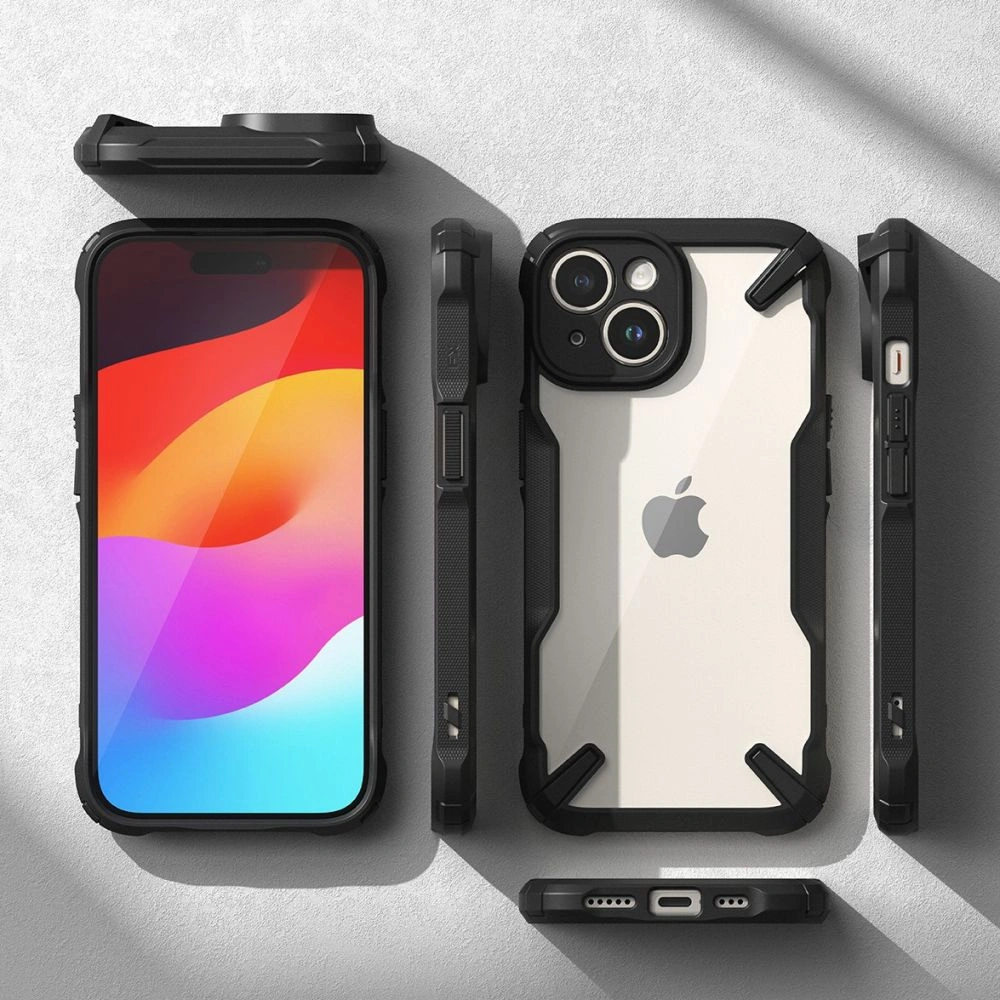 Hurtownia GSM - Etui Ringke Fusion-X Apple iPhone 15 Fekete - RGK1860 - {ean13} - Hurt
