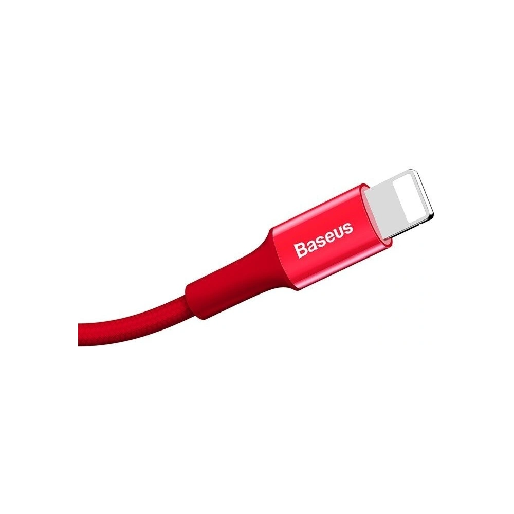 Hurtownia GSM - Kabel Lightning Baseus z podświetlanym złączem 1m (czerwony) - BSU353RED - {ean13} - Hurt