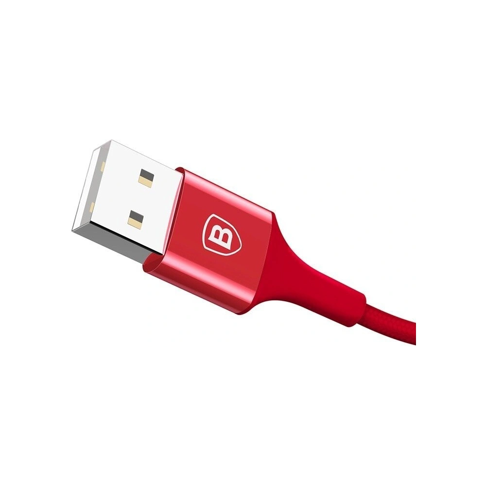 Hurtownia GSM - Kabel Lightning Baseus z podświetlanym złączem 1m (czerwony) - BSU353RED - {ean13} - Hurt