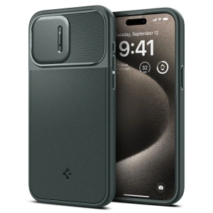 Wholesale Spigen Optik Armor Mag MagSafe Apple iPhone 15 Pro Max Abyss Green - SPN2965 - {ean13} - Hurt
