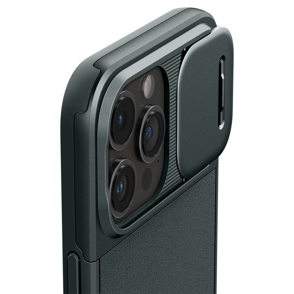 Hurtownia GSM - Case Spigen Optik Armor Mag MagSafe Apple iPhone 15 Pro Max Abyss Green - SPN2965 - {ean13} - Hurt