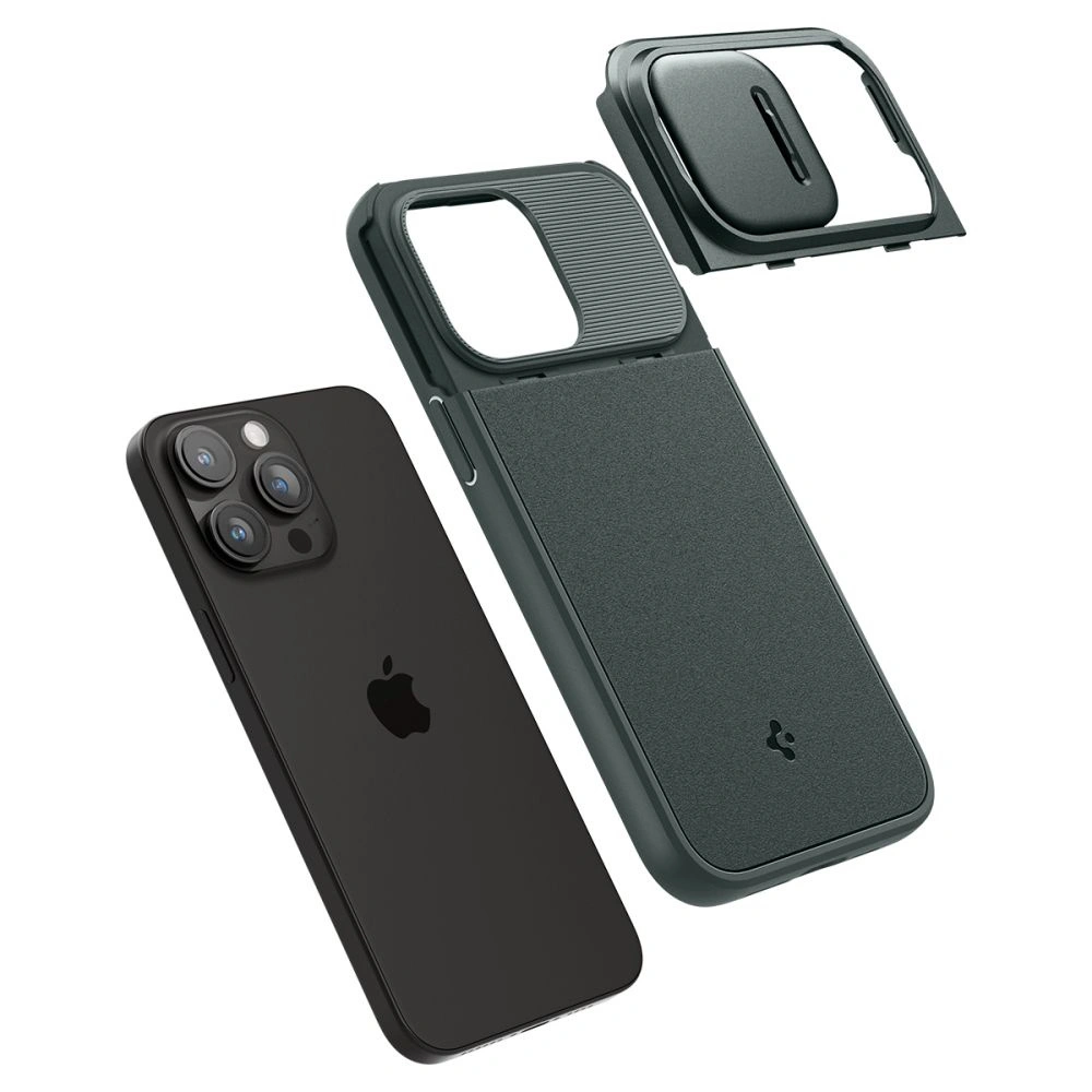 Hurtownia GSM - Case Spigen Optik Armor Mag MagSafe Apple iPhone 15 Pro Max Abyss Green - SPN2965 - {ean13} - Hurt