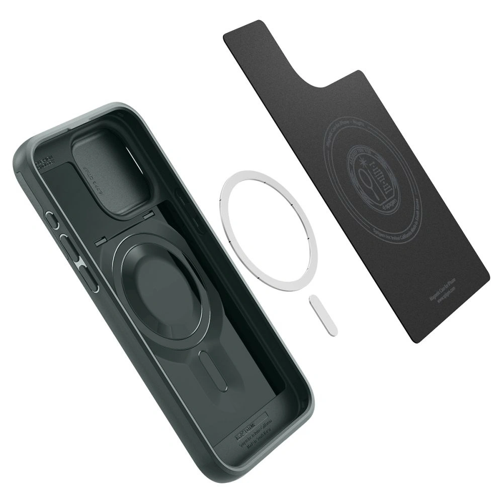 Hurtownia GSM - Etui Spigen Optik Armor Mag MagSafe Apple iPhone 15 Pro Max Abyss Green - SPN2965 - {ean13} - Hurt