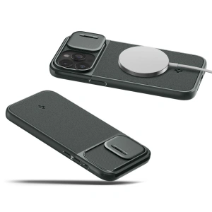 Wholesale Spigen Optik Armor Mag MagSafe Apple iPhone 15 Pro Max Abyss Green - SPN2965 - {ean13} - Hurt