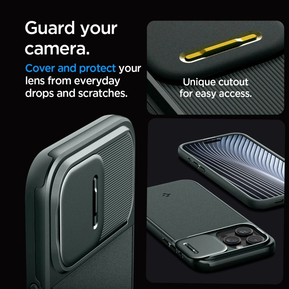Hurtownia GSM - Case Spigen Optik Armor Mag MagSafe Apple iPhone 15 Pro Max Abyss Green - SPN2965 - {ean13} - Hurt
