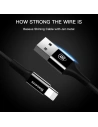 Hurtownia GSM - Kabel Lightning Baseus z podświetlanym złączem 1m (czerwony) - BSU353RED - {ean13} - Hurt