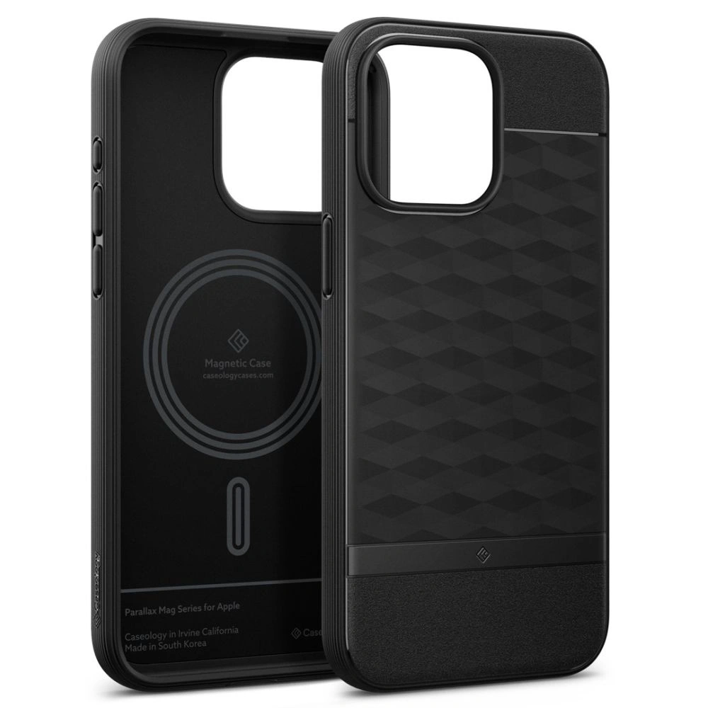 Hurtownia GSM - Etui Caseology Parallax Mag MagSafe Apple iPhone 15 Pro Max Matná černá - SPN2968 - {ean13} - Hurt