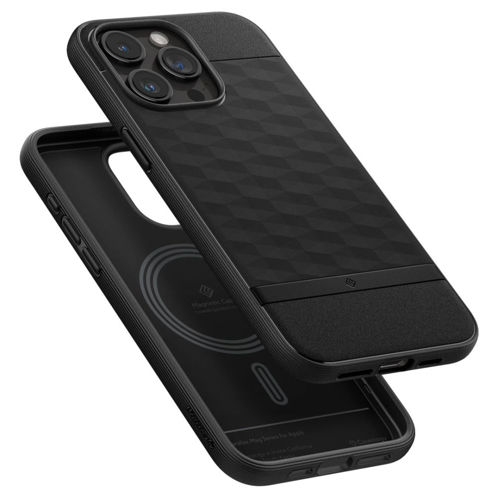 Hurtownia GSM - Etui Caseology Parallax Mag MagSafe Apple iPhone 15 Pro Max Matná černá - SPN2968 - {ean13} - Hurt