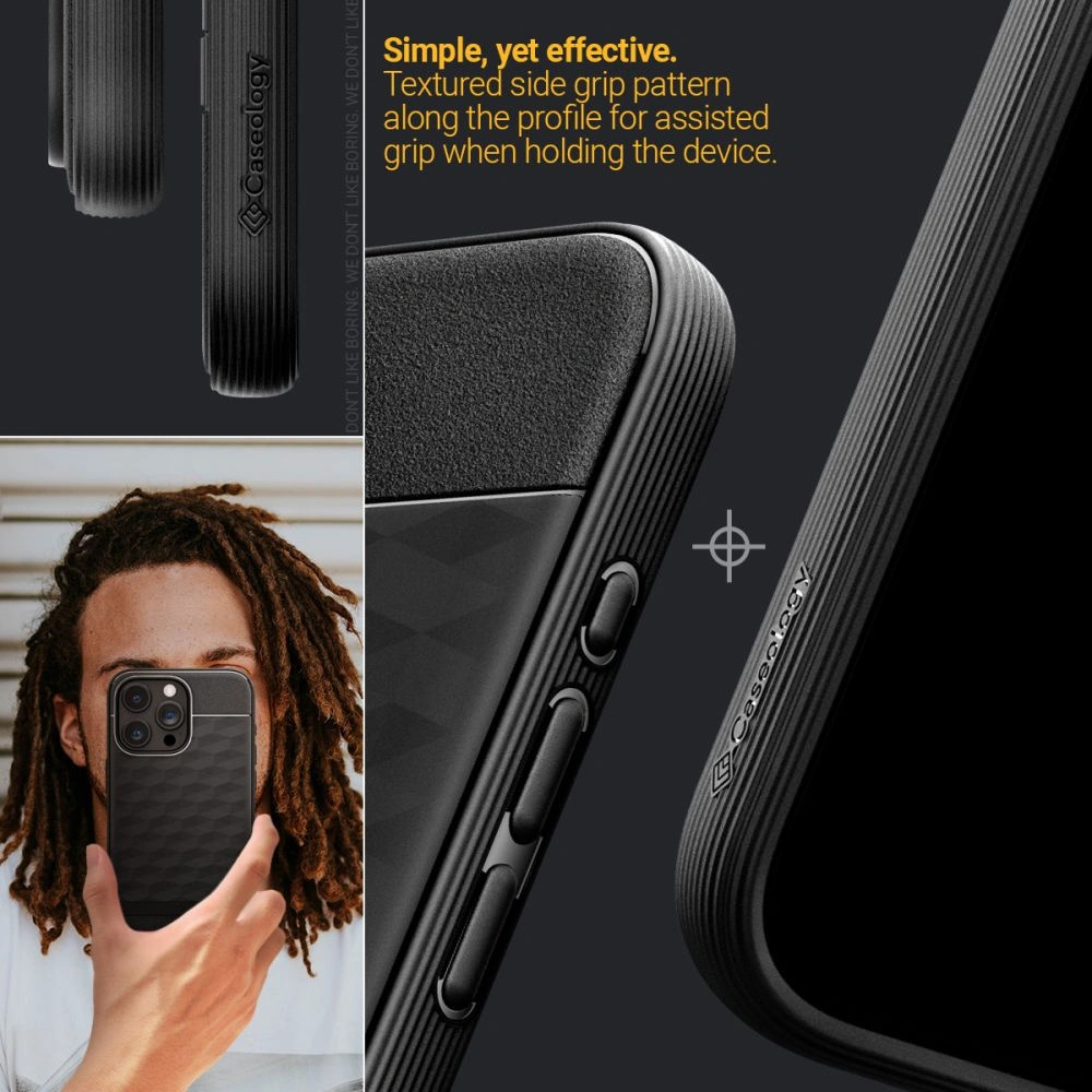 Hurtownia GSM - Etui Caseology Parallax Mag MagSafe Apple iPhone 15 Pro Max Matná černá - SPN2968 - {ean13} - Hurt