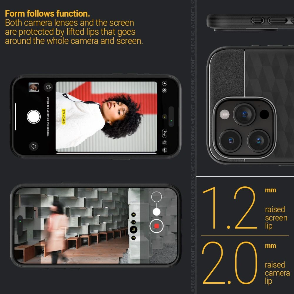 Hurtownia GSM - Case Caseology Parallax Mag MagSafe Apple iPhone 15 Pro Max Matt Schwarz - SPN2968 - {ean13} - Hurt
