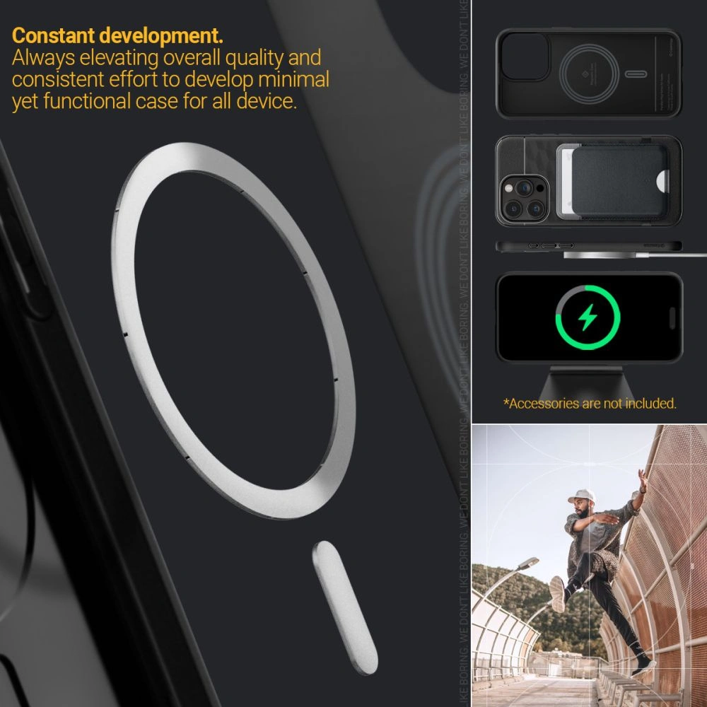 Hurtownia GSM - Case Caseology Parallax Mag MagSafe Apple iPhone 15 Pro Max Matt Schwarz - SPN2968 - {ean13} - Hurt