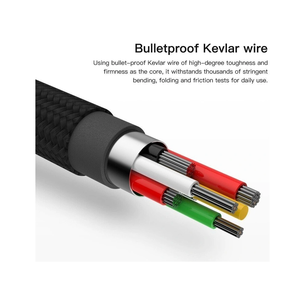 Hurtownia GSM - Kabel Lightning Baseus z podświetlanym złączem 1m (czerwony) - BSU353RED - {ean13} - Hurt