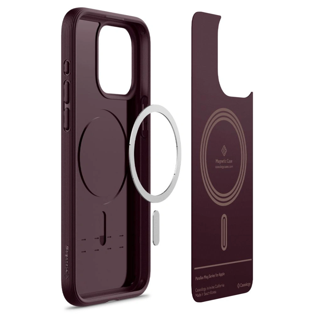 Hurtownia GSM - Etui Caseology Parallax Mag MagSafe Apple iPhone 15 Pro Max Burgundské - SPN2970 - {ean13} - Hurt