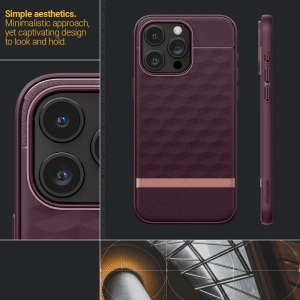 Hurtownia GSM - Etui Caseology Parallax Mag MagSafe Apple iPhone 15 Pro Max Burgundy - SPN2970 - {ean13} - Hurt