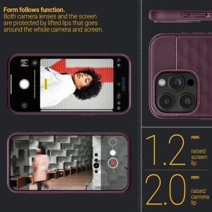 Hurtownia GSM - Etui Caseology Parallax Mag MagSafe Apple iPhone 15 Pro Max Burgundy - SPN2970 - {ean13} - Hurt