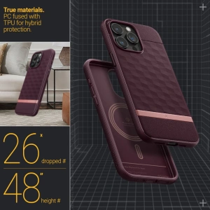 Hurtownia GSM - Etui Caseology Parallax Mag MagSafe Apple iPhone 15 Pro Max Burgundy - SPN2970 - {ean13} - Hurt