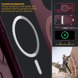 Hurtownia GSM - Etui Caseology Parallax Mag MagSafe Apple iPhone 15 Pro Max Burgundy - SPN2970 - {ean13} - Hurt