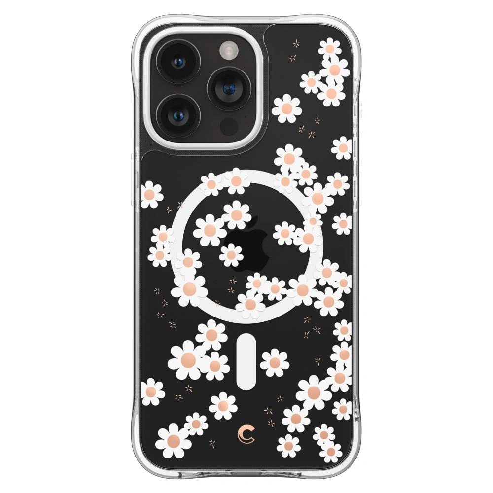 Wholesale Spigen Cyrill Cecile Mag MagSafe Apple iPhone 15 Pro Max White Daisy - SPN2971 - {ean13} - Hurt