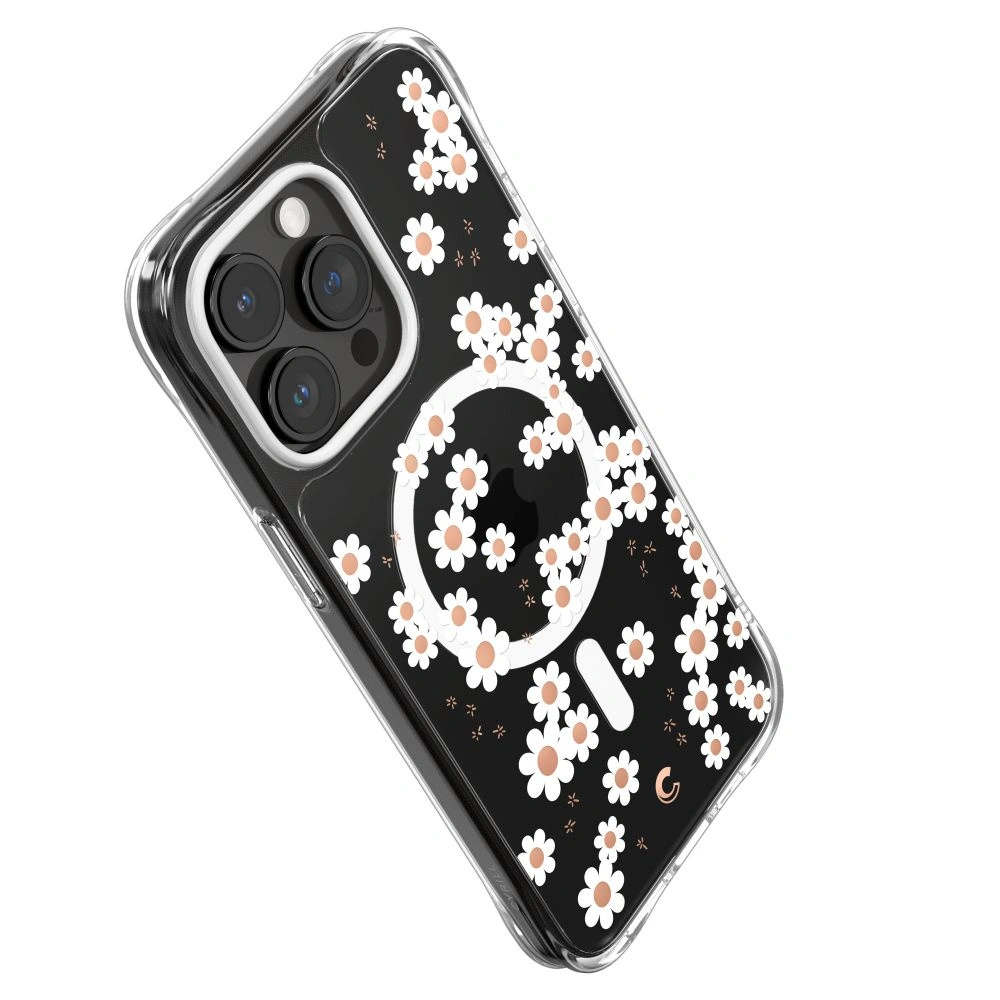 Wholesale Spigen Cyrill Cecile Mag MagSafe Apple iPhone 15 Pro Max White Daisy - SPN2971 - {ean13} - Hurt