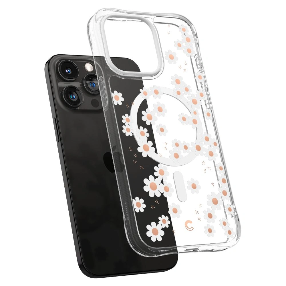 Wholesale Spigen Cyrill Cecile Mag MagSafe Apple iPhone 15 Pro Max White Daisy - SPN2971 - {ean13} - Hurt