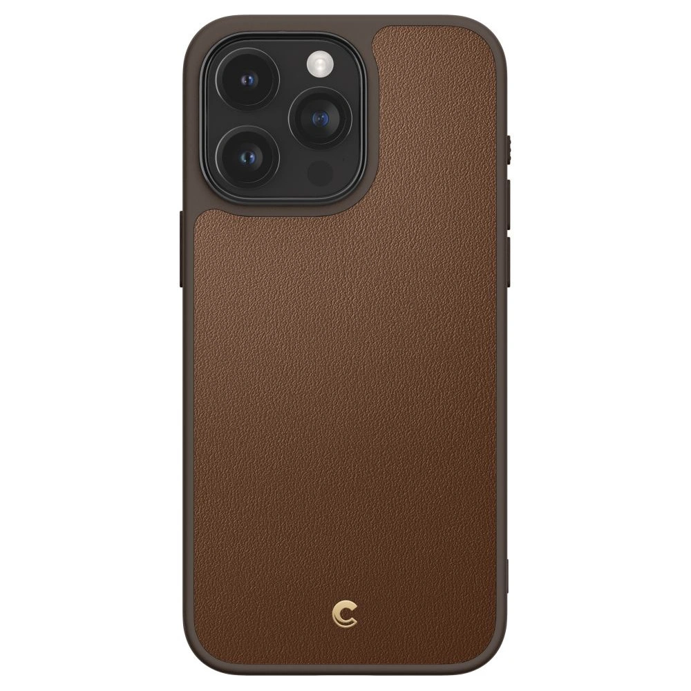 Wholesale Spigen Cyrill Kajuk Mag MagSafe Apple iPhone 15 Pro Saddle Brown - SPN2972 - {ean13} - Hurt