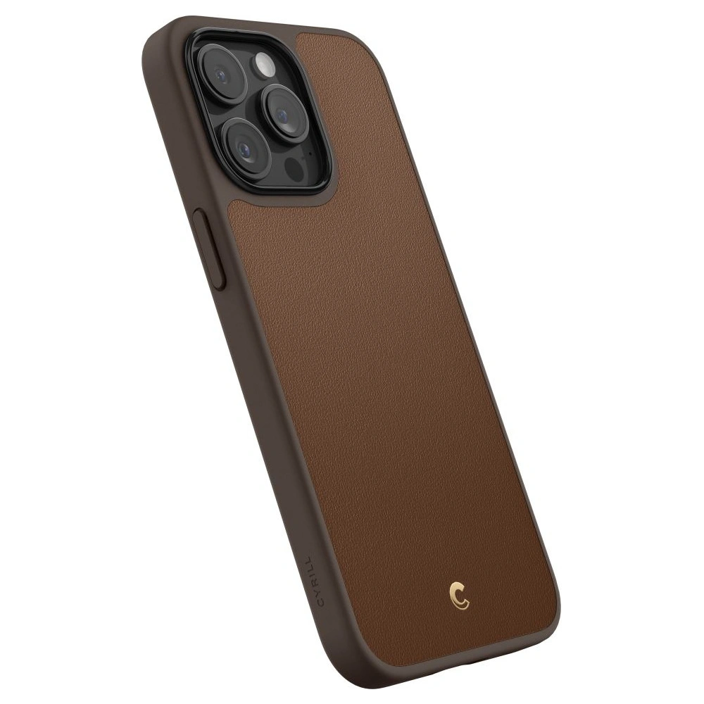 Wholesale Spigen Cyrill Kajuk Mag MagSafe Apple iPhone 15 Pro Saddle Brown - SPN2972 - {ean13} - Hurt