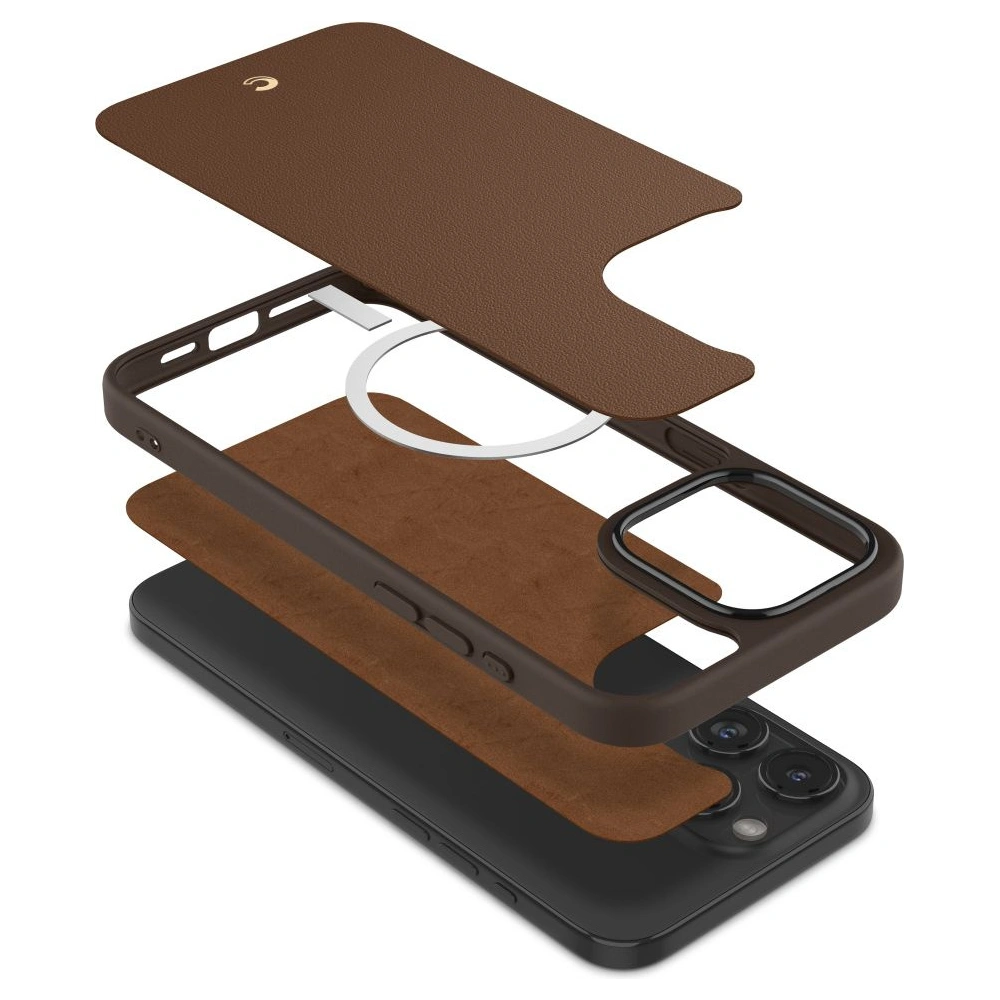 Wholesale Spigen Cyrill Kajuk Mag MagSafe Apple iPhone 15 Pro Saddle Brown - SPN2972 - {ean13} - Hurt