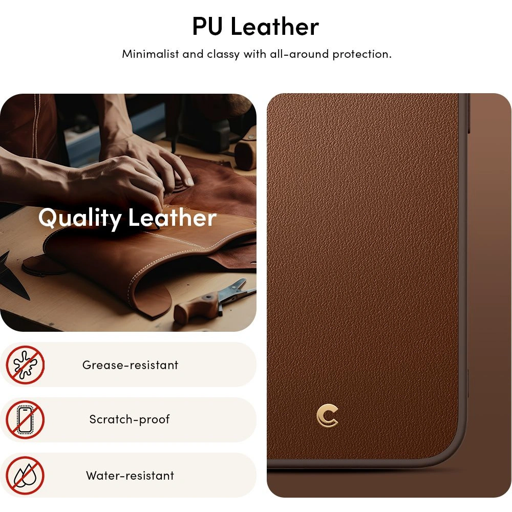 Wholesale Spigen Cyrill Kajuk Mag MagSafe Apple iPhone 15 Pro Saddle Brown - SPN2972 - {ean13} - Hurt