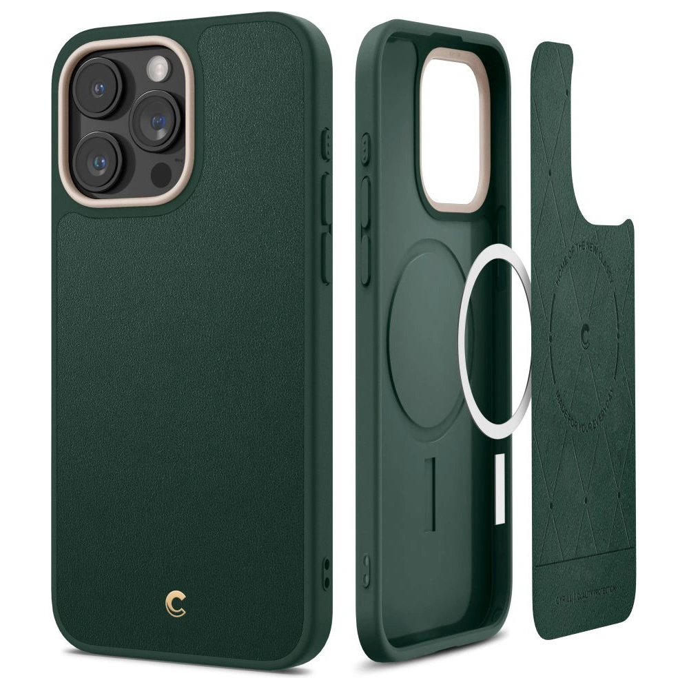 Hurtownia GSM - Case Spigen Cyrill Kajuk Mag MagSafe Apple iPhone 15 Pro Waldgrün - SPN2973 - {ean13} - Hurt