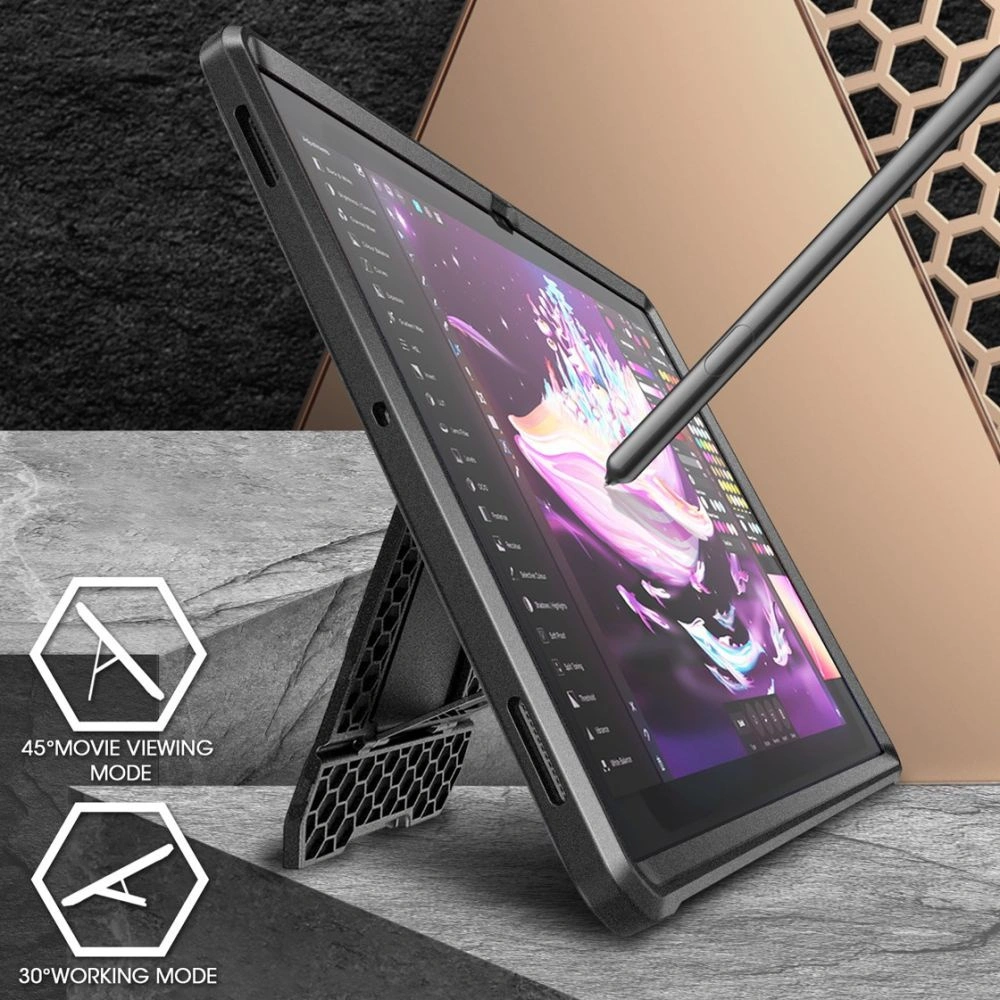 Hurtownia GSM - Etui Supcase Unicorn Beetle Pro Samsung Galaxy Tab S8 Ultra / S9 Ultra 14.6 černé - SPC398 - {ean13} - Hurt