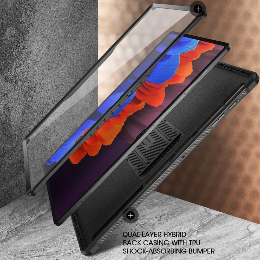 Hurtownia GSM - Etui Supcase Unicorn Beetle Pro Samsung Galaxy Tab S8 Ultra / S9 Ultra 14.6 černé - SPC398 - {ean13} - Hurt