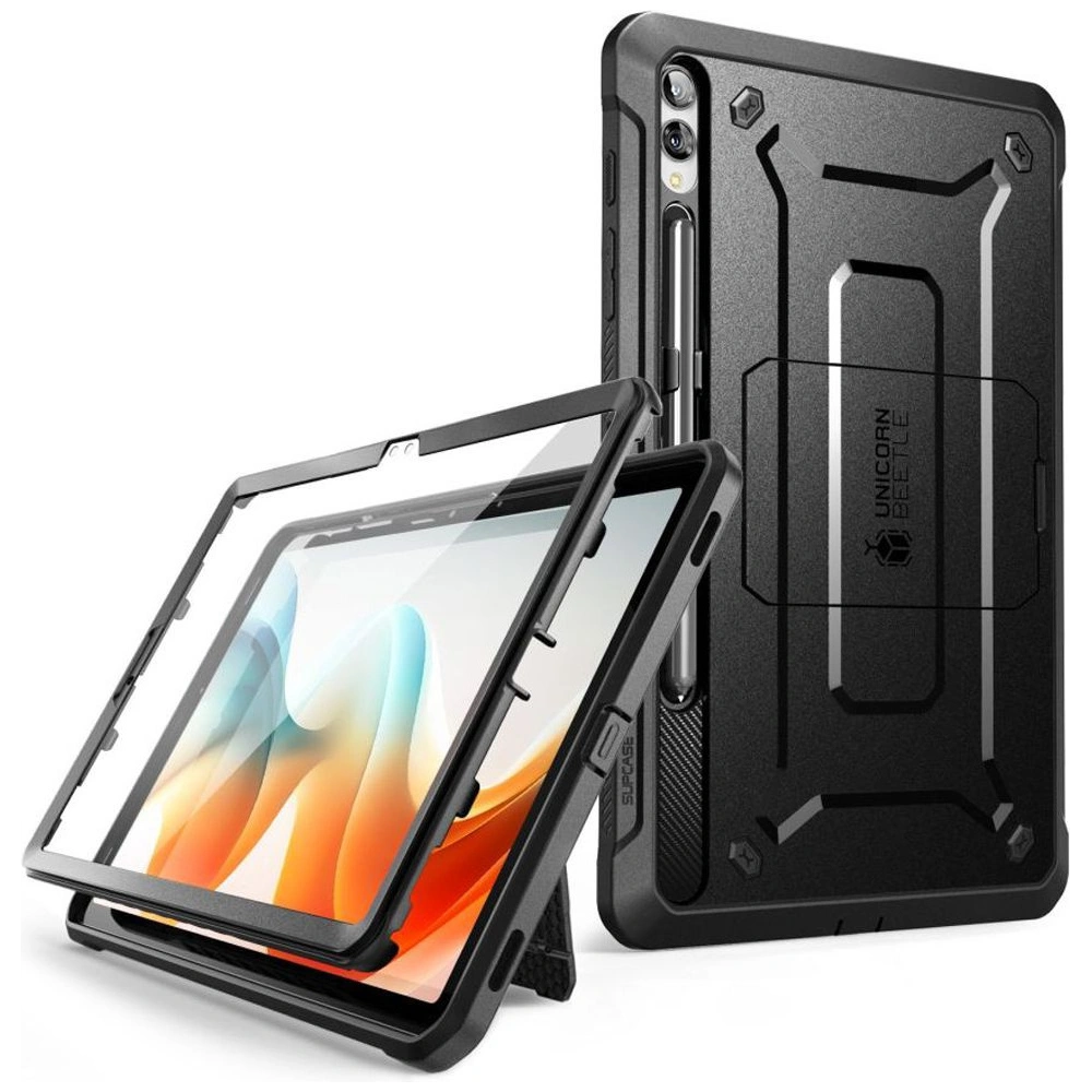 Hurtownia GSM - Etui Supcase Unicorn Beetle Pro Samsung Galaxy Tab S9+ Plus 12.4 Černé - SPC400 - {ean13} - Hurt