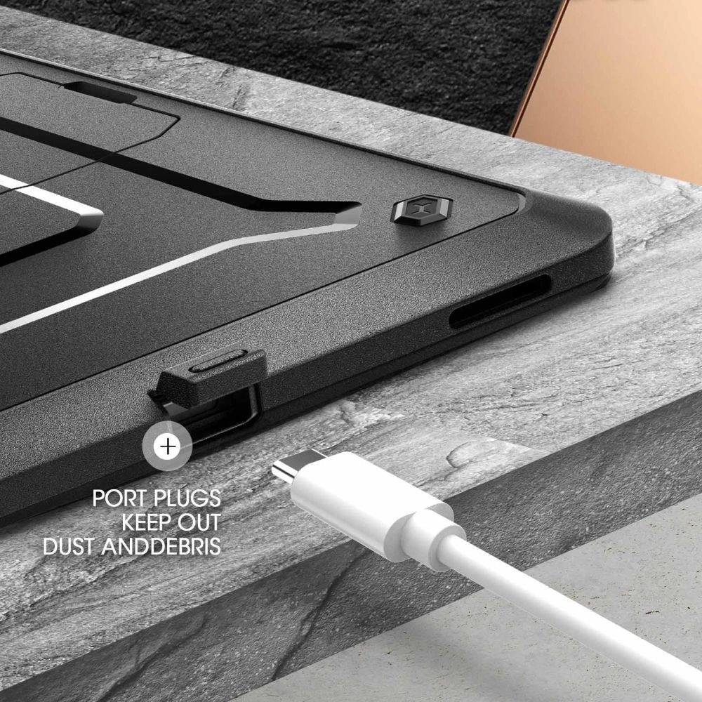 Hurtownia GSM - Etui Supcase Unicorn Beetle Pro Samsung Galaxy Tab S9+ Plus 12.4 Černé - SPC400 - {ean13} - Hurt