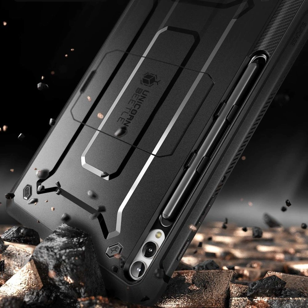 Hurtownia GSM - Etui Supcase Unicorn Beetle Pro Samsung Galaxy Tab S9+ Plus 12.4 Černé - SPC400 - {ean13} - Hurt
