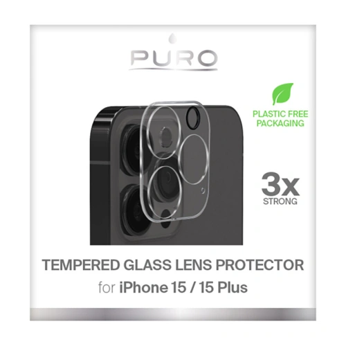 Szkło ochronne na aparat PURO Tempered Glass Camera Lens Protector Apple iPhone 15 Pro / 15 Pro Max