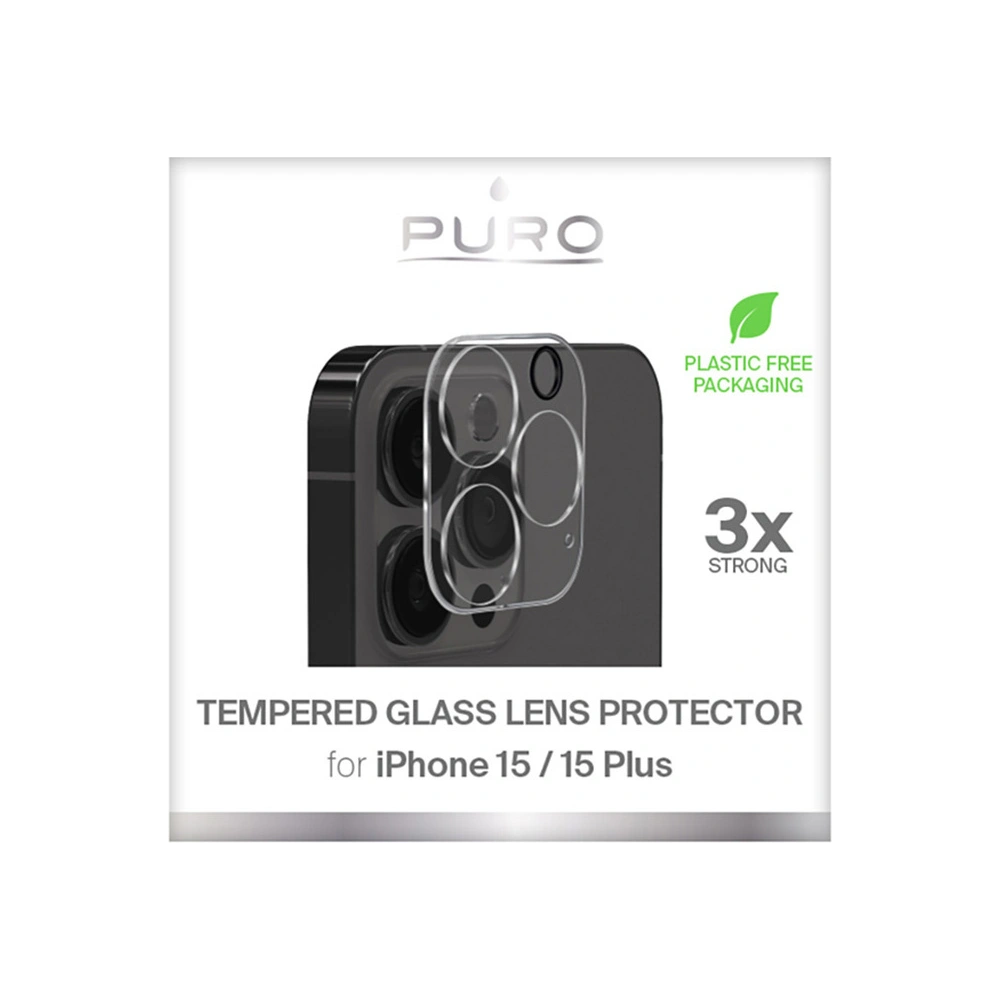 Hurtownia GSM - Szkło ochronne na aparat PURO Tempered Glass Camera Lens Protector Apple iPhone 15 Pro / 15 Pro Max - PUR767 - {ean13} - Hurt
