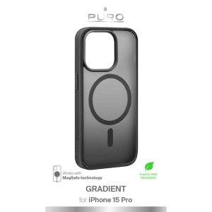 PURO GRADIENT MAG Apple iPhone 15 Pro MagSafe (Black)