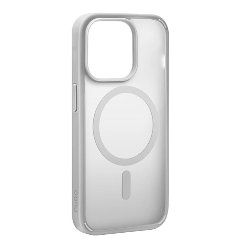 Etui PURO GRADIENT MAG Apple iPhone 15 Pro MagSafe (Silver)
