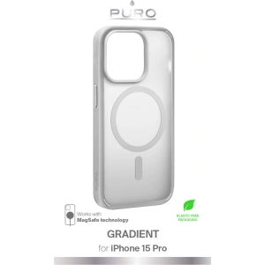 Hurtownia GSM - Case PURO GRADIENT MAG Apple iPhone 15 Pro MagSafe (Silber) - PUR770 - {ean13} - Hurt