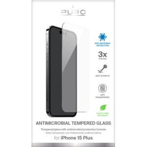 Hurtownia GSM - Tvrzené sklo PURO Anti-Bacterial Glass Apple iPhone 15 Plus / 14 Plus - PUR771 - {ean13} - Hurt